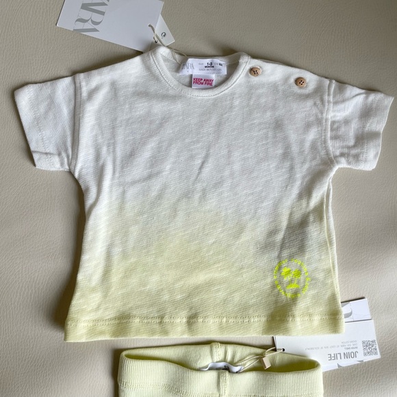 Zara Baby 2PC Matching Set 1-3 months - Picture 3 of 14